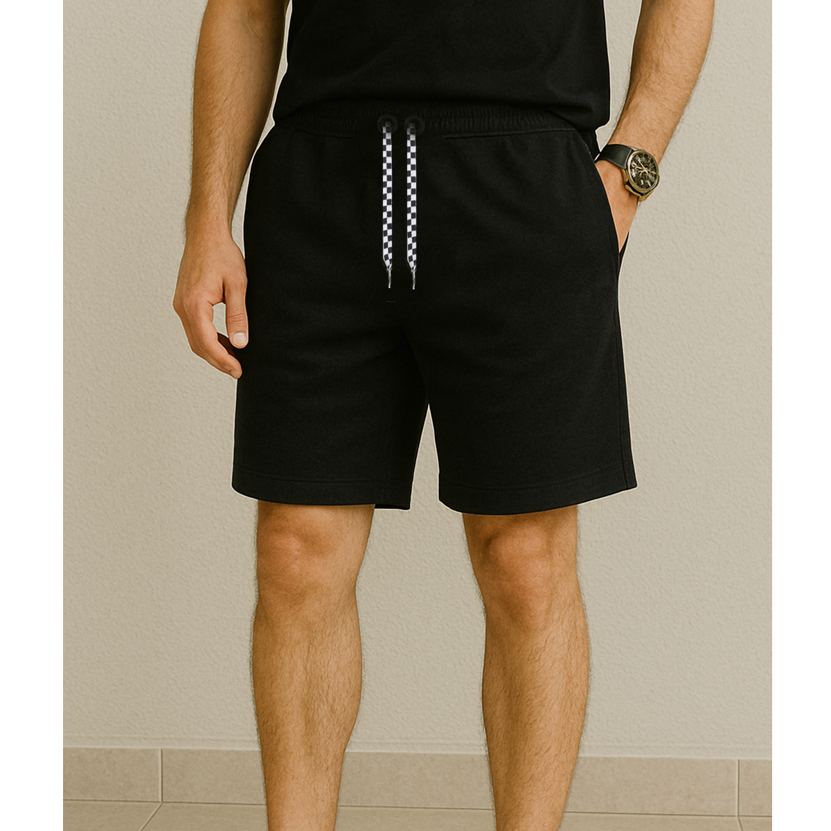 Bermuda Masculino Moletom Short Liso Streetwear - Imagem 5