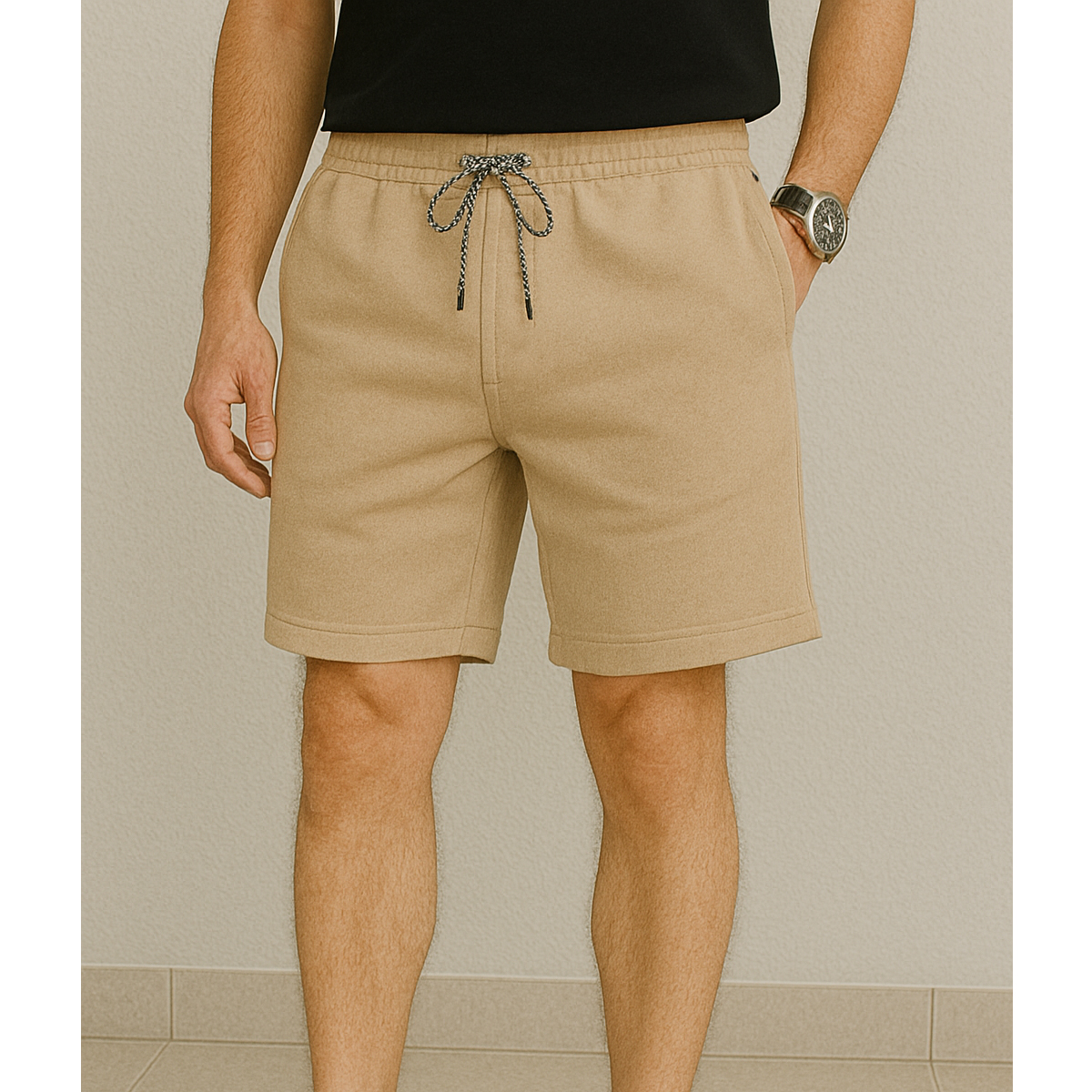 Bermuda Masculino Moletom Short Liso Streetwear - Imagem 6